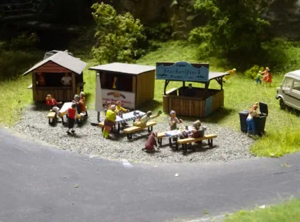 Picknickplatz für die Wanderer